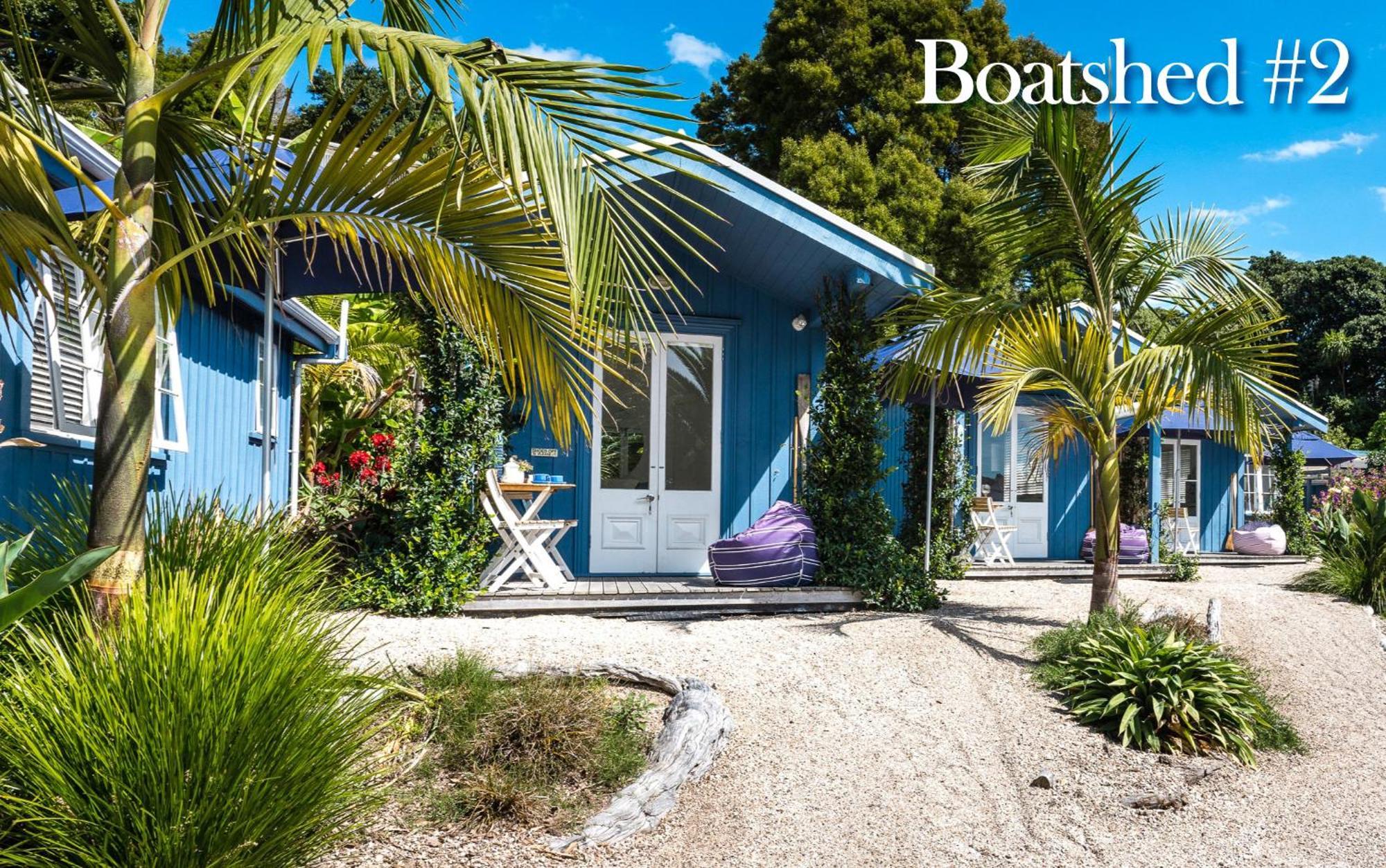Boatsheds On The Bay, Waiheke Island Apartman Ostend Szoba fotó